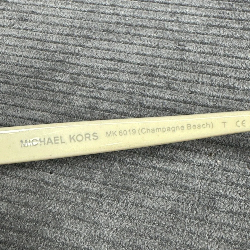 Michael Kors MK 6019 Champagne Beach Black Cream‎ Cat Eye Y2K Eyeglass 53-20-135